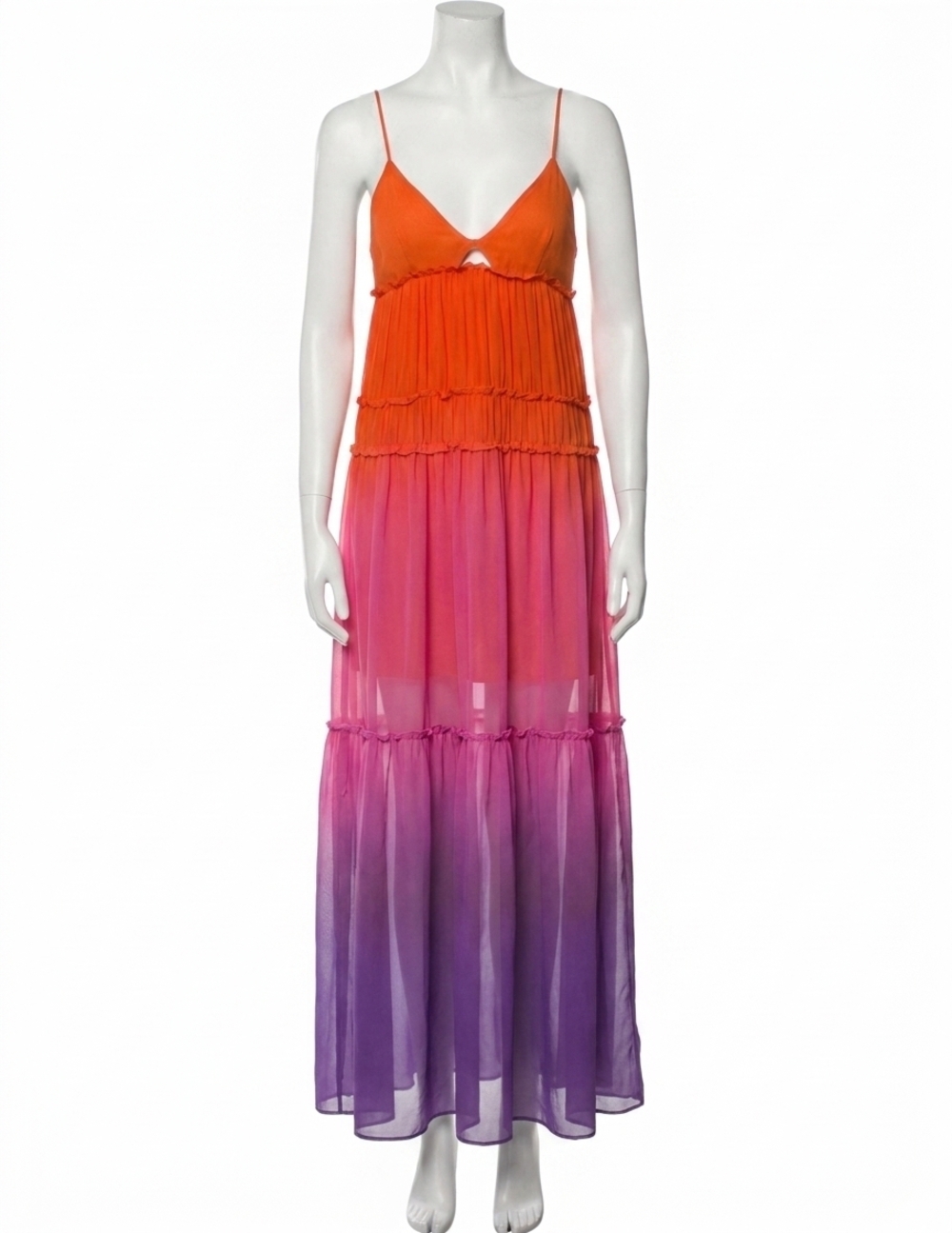 NEW RAILS antonella dress in violet dip dye